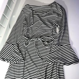 Striped long sleeve dress | Size S